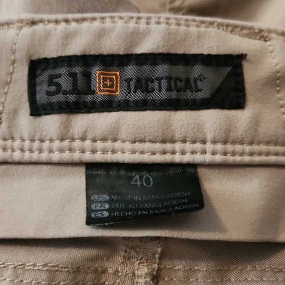 511 Tactical Apex 11" Khaki Cargo Shorts Cotton Blend Hiking Flex-tac Gorpcore - Picture 6 of 9